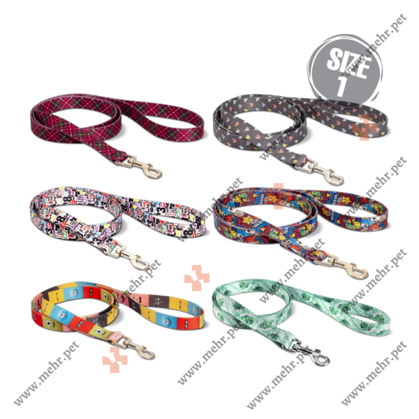 لوازم جانبی سگ نیناپت بند قلاده طرح دار سایز 1|Ninapet dog accessories, patterned collar, size 1