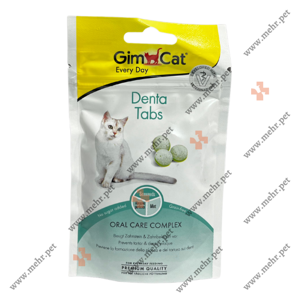 تشویقی گربه جیم کت قرص دنتال 40g|Incentive Jim Cat dental tablet 40g