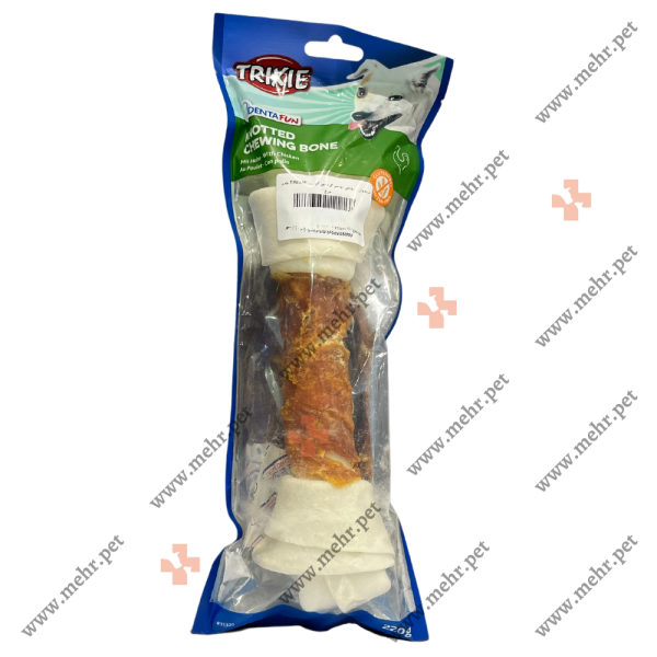 تشویقی سگ تریکسی دو سر گره طعم مرغ و گوشت 220g|Promotional dog Trixie with two heads, chicken and meat flavor 220g