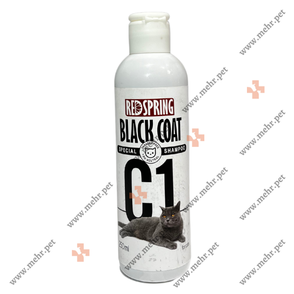 شامپوی گربه رداسپرینگ موهای مشکی و تیره|Redspring cat shampoo for black and dark hair