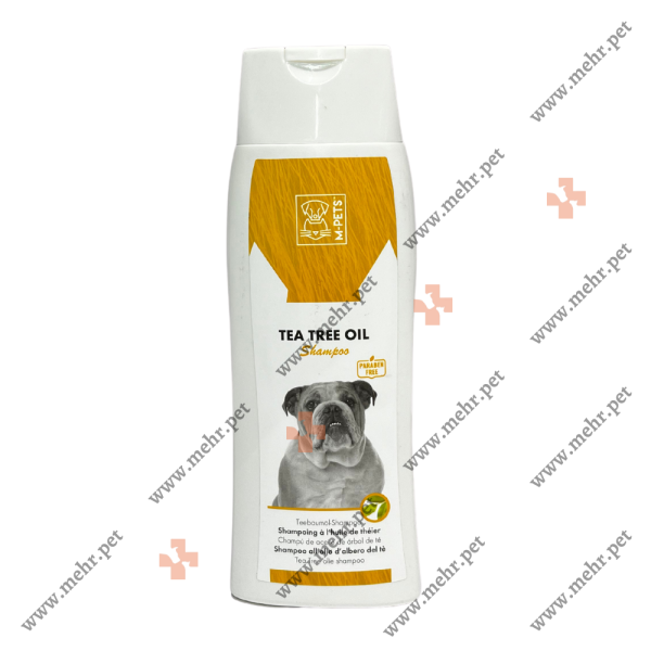 شامپوی سگ ام پت رایحه روغن چای|M Pet dog shampoo with tea oil scent