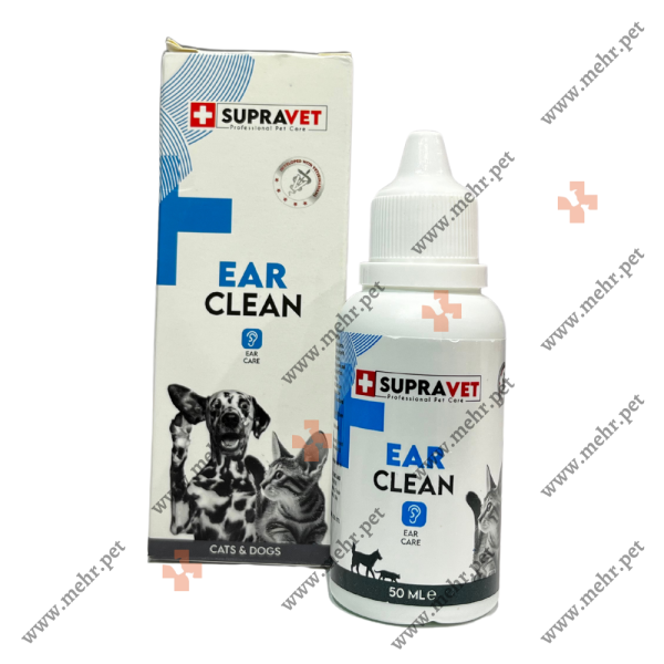 لوازم بهداشتی حیوانات سوپرا وت محلول شستشوی گوش|Supravet animal hygiene products, ear washing solution