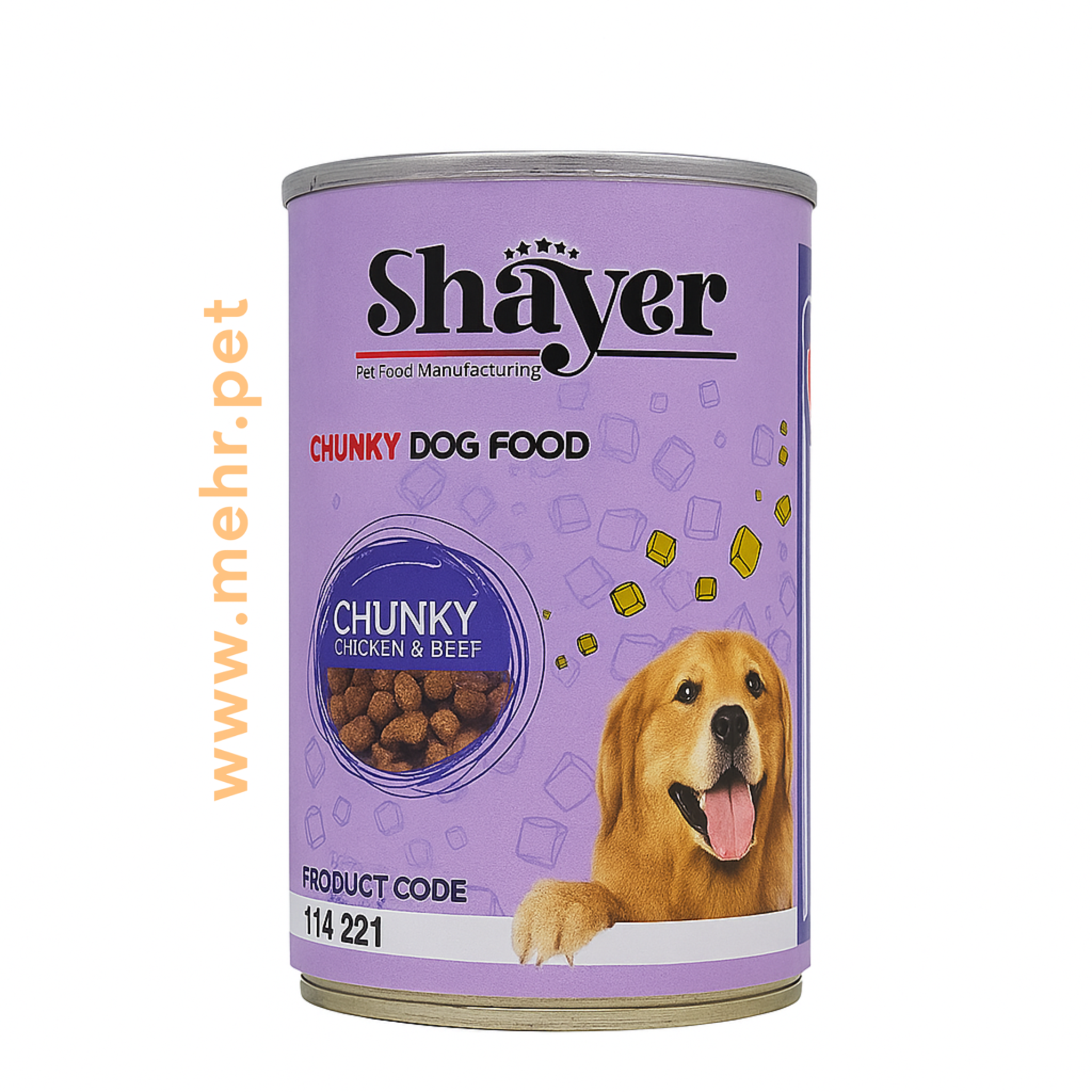 کنسرو سگ چانکی شایر|SHayer chunky dog food